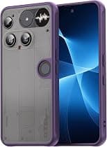 PanXCase Case for Nothing Phone (3), Matte Transparent Shockproof Military Grade Protection (Purple) - Best Deal Finder