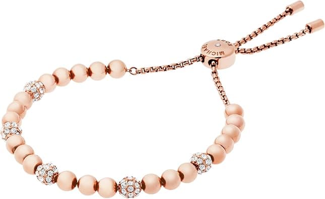Michael Kors "Blush Rush" Bead Bangle Bracelet, Stainless Steel - Amazon.ae Price Tracker