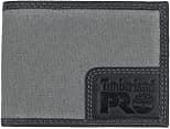 Timberland PRO Men's Canvas Leather RFID Billfold Wallet with Back ID Window - Best Deal Finder