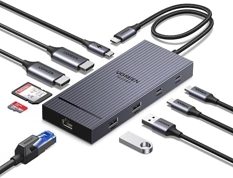 UGREEN USB C Docking Station 10-in-1, Single/Dual 4k@60Hz HDMI Monitor على Amazon.ae - متتبع الأسعار