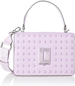 KARL LAGERFELD Womens Agyness Crossbody Handbag Cross Body - Best Deal Finder