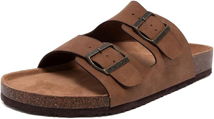 Nautica Triun mens Slide Sandal على Amazon.ae - متتبع الأسعار