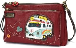 CHALA RFID Protected Vegan Leather Deluxe Crossbody Bag with Adjustable Straps - Best Deal Finder