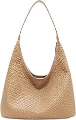 2024 Leather Tote Bag for Women Top-handle Shoulder Bag, Hobo Bags Large Capacity Soft Vegan Crossbody Handbag Underarm - Best Deal Finder