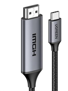 UGREEN 8K USB C to HDMI Cable HDMI 2.1 Compatible with iPhone MacBook 1M | 8K@60Hz 4K@240Hz/144Hz Type C Fit for iPhone 16 Series/iPad 10/Pro/Air/Mini/MacBook Pro/Surface Pro 7 on Amazon.ae - Price Tracker