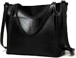 Women Leather HandBag Shoulder Bag Popular Women Messenger Bag Casual Soft Faux Leather Shoulder Bag Tote PU Leather Shoulder Bag, Big Capacity Handbag - Best Deal Finder