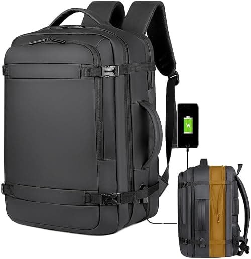 Cabin Bag 45x36x20 New aviation Laptop Backpack for School Expandable Travel Backpack 17Inch Hand Luggage Backpack Hand Cabin Carry On Bag Luggage Approved Holdall Rucksack Flight Bag on Amazon.ae - Price Tracker