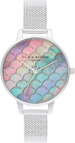 Olivia Burton UNDER THE SEA WOMENS RAINBOW MOTHER OF PEARL DIAL STAINLESS STEEL Watch - OB16US46 - Best Deal Finder