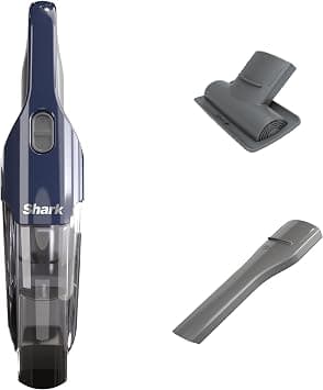 Shark CH701 Cyclone PET Handheld Vacuum with PetExtract Hair, 8" Crevice Tool, HyperVelocity Suction, Navy Blue/Grey, No Size, 1.51 pounds on Amazon - Best Deal Finder