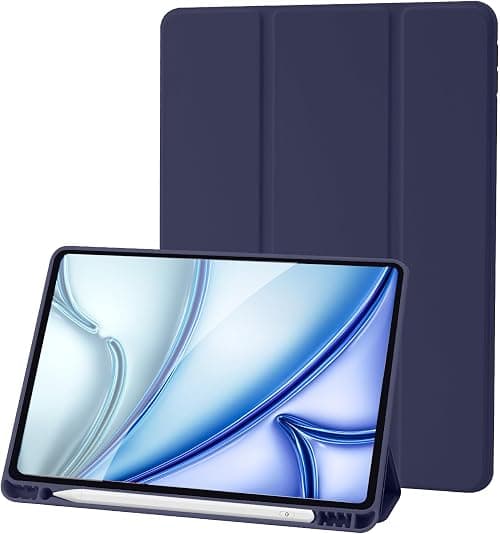 Case Compatible with iPad 9 8 7 Generation 10.2 Inch, Model 2021/2020/2019,9th/8th/7th Case with Pen Holder, Trifold Stand Protective Case, Auto Sleep/Wake for iPad 10.2 - Dark Blue on Amazon - Best Deal Finder