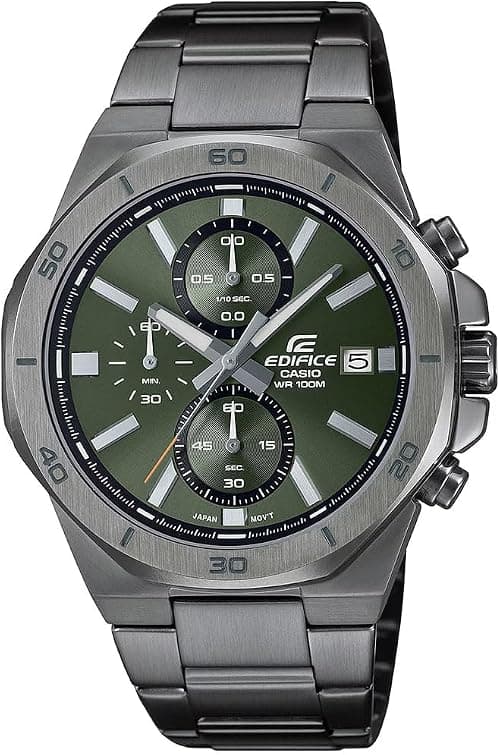 Casio Edifice Men's Watch - EFV-640D-1AVUDF Black Dial على Amazon.ae - متتبع الأسعار