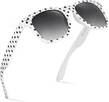 Retro Rewind Polka Dot Vintage Fashion Sunglasses for Women UV400 - دليلك لأفضل العروض