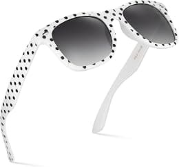 Retro Rewind Polka Dot Vintage Fashion Sunglasses for Women UV400 - دليلك لأفضل العروض