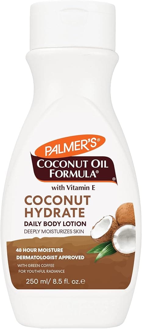 Palmer's Coconut Oil Formula Hydrate Daily Body Lotion|Vitamin E|48 hrs Moisture|Radiant Healthy Looking Skin|For All Skin Types|Dermatologist Approved|No Paraben, Sulphate,Dyes, Mineral Oil-250 ml on Amazon.ae - Price Tracker