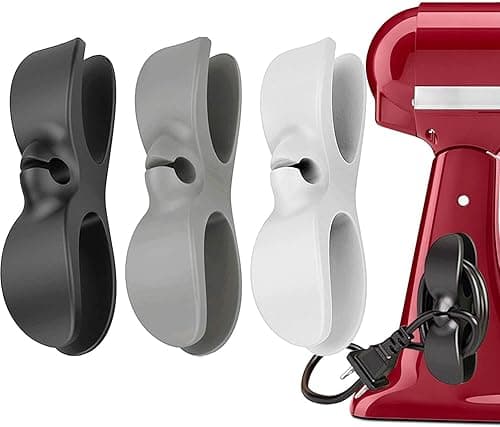 Cord Organizer for Kitchen Appliances, 3 PCS Stick On Command Wire Wrapper Holder Winder Keeper Storage Clips, Power Cable Management Wrap for Kitchenaid Mixer, Pressure Cooker, Toaster, on Amazon.ae - Price Tracker