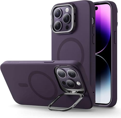 ESR Cloud Kickstand Case for iPhone 14 Pro Max, MagSafe Case with Stand, Military-Grade Protection, Strong Magnetic Lock, Built-in Camera Ring Stand, Purple على Amazon.ae - متتبع الأسعار