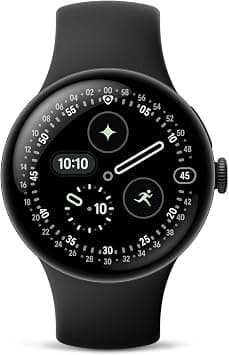 Google Pixel Watch 4 (45mm) - Android Smartwatch with Heart Rate and Sleep Tracking - 40-Hour Battery - Fitness Tracking - Google AI - Matte Black Aluminum Case - Obsidian Active Band - Wi-Fi on Amazon.ae - Price Tracker