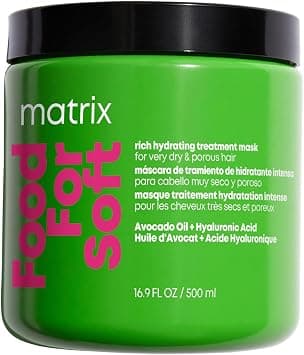 MATRIX Food For Soft Rich Hydrating Hair Mask - Deep Conditioner For Dry & Brittle Hair, Adds Shine & Softness, With Avocado Oil & Hyaluronic Acid, Replenishes Moisture على Amazon.ae - متتبع الأسعار