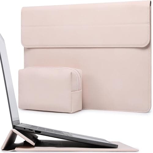 HYZUO 13 Inch Laptop Case Sleeve with Stand for 2026-2018 MacBook Air 13 M5 M4 M3 M2 M1, 2026 13" MacBook Neo, 2026-2016 MacBook Pro 13 M2 M1, iPad Pro/Air 13, Surface Pro 12-3, XPS 13, Apricot on Amazon.ae - Price Tracker