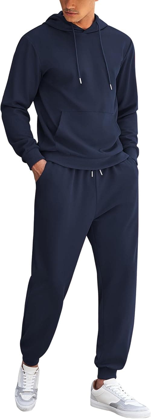 COOFANDY Men's Tracksuit 2 Piece Hoodie Athletic Sweatsuits Casual Jogging Suit Sets on Amazon.ae - Price Tracker