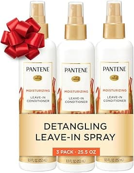 Pantene Conditioning Detangler Spray, Nutrient Boost, Pro-V Repair and Protect for Damaged Hair, 8.5 oz, 3 count (Packaging May Vary) on Amazon.ae - Price Tracker