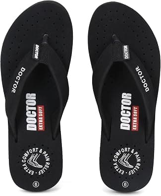 DOCTOR EXTRA SOFT Women's Ortho Care Orthopaedic and Diabetic Feel Good Super Comfort Dr Sliders Flipflops and House Slippers for Women’s and Girl’s OR-D-16 on Amazon.ae - Price Tracker