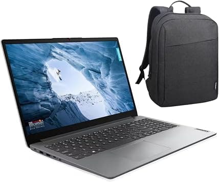 Lenovo IdeaPad1 15, Intel Core i5-1335U Processor |16GB DDR4 Ram |512GB SSD |Intel iris Xe Graphics |15.6" FHD Display |Wi-Fi 6+BT5.1 |Windows 11 With B210 Laptop Bag on Amazon.ae - Price Tracker