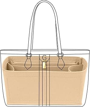 Lckaey tote bag organizer Insert for gucci ophidia Purse women large tote bag insert Y070Khaki-Ce pull on Amazon.ae - Price Tracker