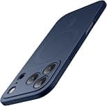 JETech Magnetic Case for iPhone 17 Pro Max 6.9-Inch Compatible with MagSafe, Camera Lens Full Protection, Soft TPU Protective Phone Cover with Matte Finish, Shockproof (Dark Blue) - Best Deal Finder