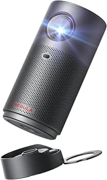 NEBULA Capsule Air Google TV Projector, Officially Licensed Netflix, 720p Smart Mini Projector with Wi-Fi, 2-4 Hours of Playtime, 100-Inch Display, Dolby Digital, Ultra Portable for Any Space - Best Deal Finder