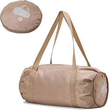 Azonee 25L Waterproof Sport Gym Bag with Wet Dry Compartments, Foldable Duffle Bag for Travel, Workouts Weekends Portable Short Distance Business Trip Large Capacity Folding Sports Fitness Bag(Brown) on Amazon.ae - Price Tracker