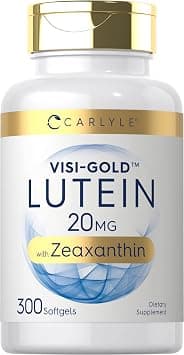Carlyle Non-GMO and Gluten-Free Lutein and Zeaxanthin 300 Softgels Eye Health Vitamins Supplement (20mg) on Amazon.ae - Price Tracker