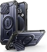 SUPCASE UB Mag XT for iPhone 15 Pro Case with Camera Cover, [Compatible with MagSafe] Full Body Rugged Case with Built-in Kickstand - Dark Blue - Best Deal Finder