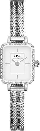 Daniel Wellington Quadro Mini 15.4x18.2mm Women's Watch, Silver Watch for Women on Amazon.ae - Price Tracker