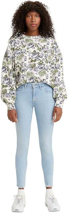 Levi's® Womens Blue 711 Skinny Fit Jeans - Amazon.ae Price Tracker