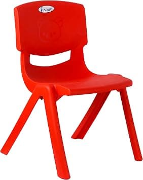 Esqube Baby Chair Kids Plastic School Study Chair Red Color… on Amazon.ae - Price Tracker
