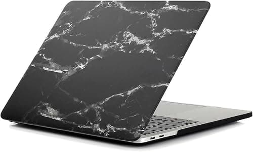 Hard Shell Case Cover Compatible with MacBook Pro 13-Inch 2023,2022,2021, 2020-2016 M2 M1 A2338/A2251/A2289/A2159/A1989/A1708/A1706 with/Without Touch Bar, Black Marble على Amazon.ae - متتبع الأسعار
