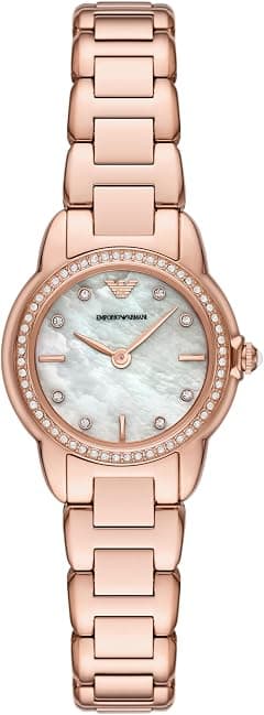 Emporio Armani Women's Watch with Stainless Steel or Leather Band; Dress Watch for Women - Amazon.ae Price Tracker