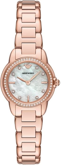 Emporio Armani Women's Watch with Stainless Steel or Leather Band; Dress Watch for Women - Best Deal Finder