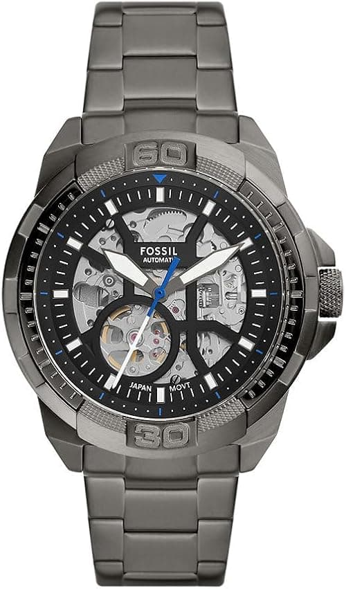 Fossil Men Analog Automatic Watch with Stainless Steel Strap ME3218 on Amazon.ae - Price Tracker