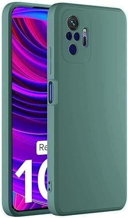 Emodil Case For Xiaomi Redmi Note 10 Pro/Note Pro Max Cover Green Slim Fit Soft Back Tpu Flexible Silicone Matte ® (Green) on Amazon.ae - Price Tracker