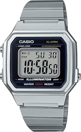 Casio Men's Classic B650WD-1A Silver Stainless-Steel Quartz Fashion Watch - Best Deal Finder