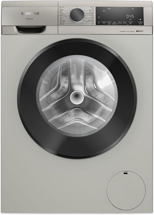 Siemens Washing Machine WG44A10XGC IQ 300 Front Loading with 9Kg 1400 rpm, StainRemoval, Silver, German Engineering on Amazon.ae - Price Tracker