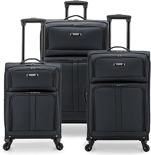 U.S. Traveler Anzio Softside Expandable Spinner Luggage, Anzio Softside Expandable Spinner Luggage on Amazon.ae - Price Tracker
