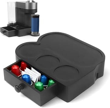 Riser Stand for Nespresso Vertuo Pop+, with Coffee Pod Drawers Organizer - Essential Vertuo Accessories Elevated Base Fits Tall Mugs (Up to 7.48" H) - Ideal Coffee Station for YETI Rambler & Stanley on Amazon.ae - Price Tracker