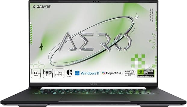 GIGABYTE AERO X16; Copilot+ PC - 165Hz 2560x1600 WQXGA - NVIDIA GeForce RTX 5070 - AMD Ryzen AI 7 350-1TB SSD with 16GB DDR5 RAM - Windows 11 Home - Lunar White - Amazon.ae Price Tracker