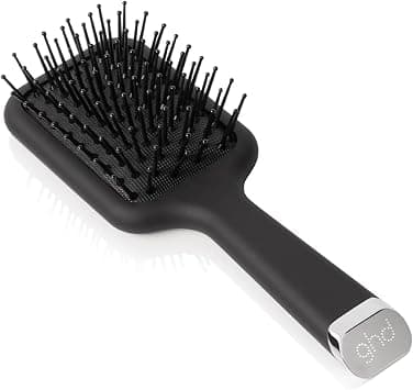 ghd The Mini All-Rounder Paddle Hair Brush Travel-Sized Detangling Hair Brush for Thick Hair Broad Flat Base to Create Straight and Sleek Blow-Dries ,Black - Best Deal Finder
