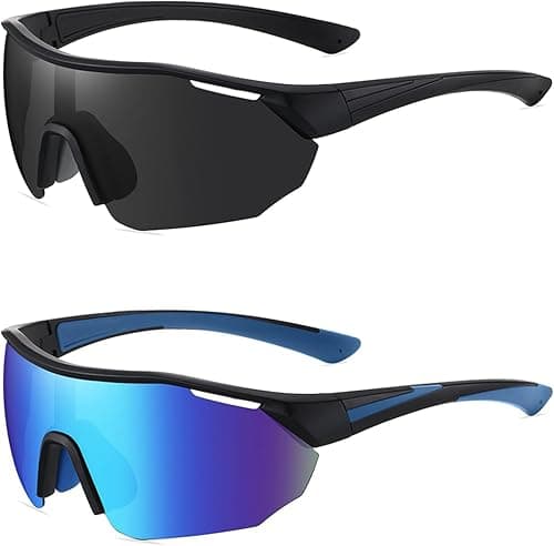 KASTWAVE Polarized Sports Sunglasses for Men & Women - Versatile Style with UV Protection, Anti-Glare, HD Vision for Outdoor Activities including Driving and Fishing - Comfort Fit with Durable Frame on Amazon.ae - Price Tracker