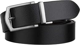 USL Men's Genuine Leather Reversible Belt, (1 Year Guarantee) - belts for men's - belts for men casual stylish leather formal branded belts for men - Best Deal Finder