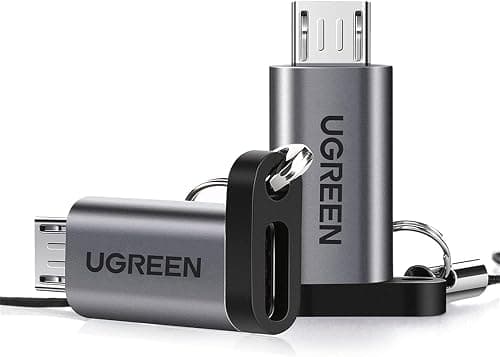 UGREEN USB C to Micro USB Adapter 2Pack Type C Female to Micro Male Adapter | Support 2A charging,Converter Compatible with Samsung S7 Edge Xiaomi Mi A2 Lite Huawei P Smart Y6 Y9,Portable for home&office على Amazon.ae - متتبع الأسعار